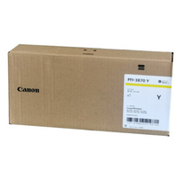 Cartucho Original PFI-3870 Completo para Plotters PRO526/546/566 GP/526S/546S/566S, Impresión Digital, MBK/BK/Amarillo/Rojo