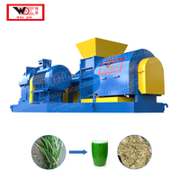 Mesin Dewatering bahan serat proses 30 + bahan (tangkai, batang pisang, Bagasse, bambu, rumput hijauan)
