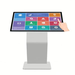 21,5 "32" pulgadas Android X86 soporte de suelo pantalla Lcd todo en uno pantalla táctil interactiva quiosco de información para vestíbulo de Hotel - Product Image 2