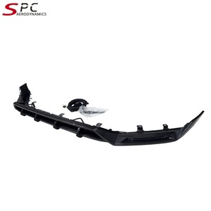 Lèvre avant en fibre de carbone sèche SPC W465 style TC pour spoiler avant W464 pour <span class=keywords><strong>Mercedes</strong></span> Benz G Wagon G500 G63 2019+ W464 W465 - Product Image 1
