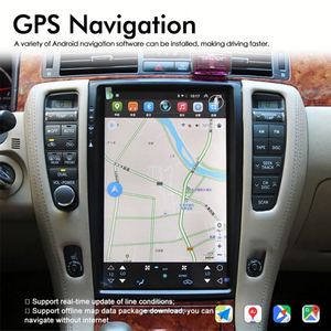 Écran Tesla 12,8 pouces Android pour Toyota Crown Majesta S180 2003-2009, autoradio, navigation, lecteur multimédia de voiture, GPS, 4G, WIFI - Product Image 2