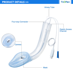 <span class=keywords><strong>Masque</strong></span> laryngé jetable non gonflable en PVC et silicone, personnalisé en usine, pour usage médical et <span class=keywords><strong>chirurgical</strong></span>, avec manchette facile à poser - Product Image 4