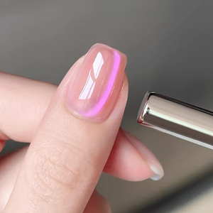 BORN PRETTY 10ml Esmalte de Uñas en Gel Ojo de Gato Rosa Púrpura Aurora de Ensueño, Profesional, Sin Olor, Removible, Gel Magnético <span class=keywords><strong>Pastel</strong></span> Efecto Ojo de Gato - Product Image 6