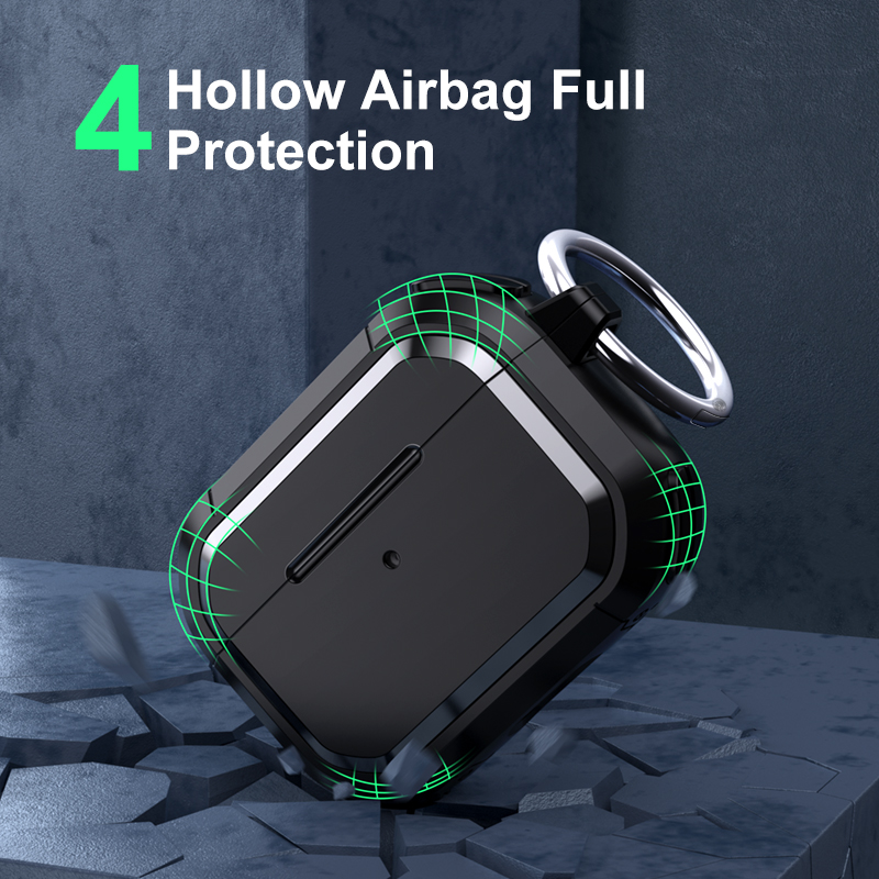 Custodia Per AirPods Pro 2 Con Kit Pulizia - Cover Protettiva, Cinturino, Design Pelle - Foto 7