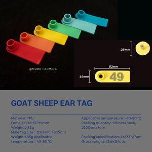 Animal <strong>Tag</strong> for Goats Ear <strong>Tag</strong> for Sheep Sheep Labels - Product Image 5