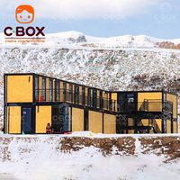 Cbox Winter Sports Meet Maison préfabriquée Bonne rétention de la chaleur Dortoir Hall d'exposition Maison en conteneur
