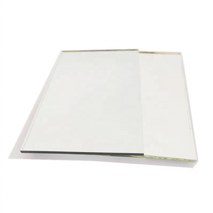 Chất lượng cao Bạc gương mảnh đôi tráng kính với hình lục giác mô hình thiết kế hiện đại giá bán buôn rõ ràng nhôm gương - Product Image 3