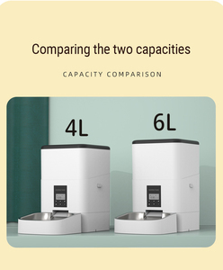 Pemberi makan hewan peliharaan otomatis pintar, Dispenser makanan anjing mangkok mikropik untuk Perro Gato - Product Image 2