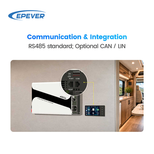 Onduleur solaire <span class=keywords><strong>Epever</strong></span> IPR2012 RV hors réseau 12VDC vers 220VAC 230VAC <span class=keywords><strong>2000W</strong></span> 2KW à onde sinusoïdale pure, prend en charge les charges inductives - Product Image 4