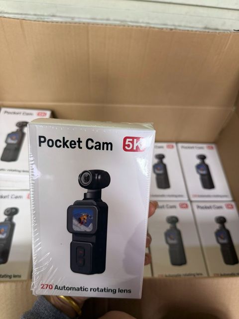 K28 Handheld 5K Motion Camera, Face Tracking Outdoor Travel Handheld Vlog Camera, Pocket Pan-tilt Camera NEW