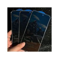 Protection d'écran anti-espion en verre trempé brillant effet diamant pour iPhone 18 17 16 Pro Max 14 13 11 12 15 – Film avant de luxe scintillant