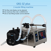 Machine de remplissage semi-automatique à double tête de haute précision Ditrontech pour cartouches d'huile liquide, boissons et produits chimiques en acier inoxydable