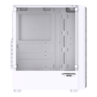 LOVINGCOOL Nouveau Style Full Towers Desktop Cover ATX CPU RGB Computer Case PC Gaming Chassis Table Glass New Style PC Case Towers