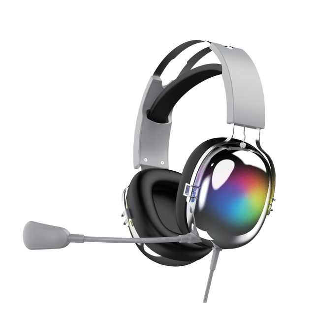 Desk Pc Laptop Gaming Headset on Ear Over Professional Stereo Surround Sound Headphones With Microphone