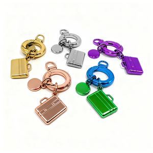 Toptan Changqin DL7234 Metal anahtarlık anahtarlık düzensiz dikdörtgen şekil kolye Engravable - Product Image 1