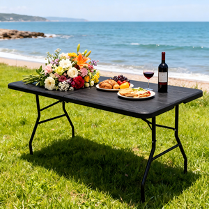 <span class=keywords><strong>La</strong></span> table d'extérieur en plastique <span class=keywords><strong>la</strong></span> plus populaire, table de camping pliable portable, table de cuisine d'extérieur, table en plastique d'extérieur - Product Image 6