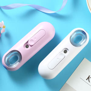 Ready Stock Portable Handle Face Steamer Nano Electric Facial Steamer Multifunctional Hot Mist Spray Skin Facial Steamer Battery
