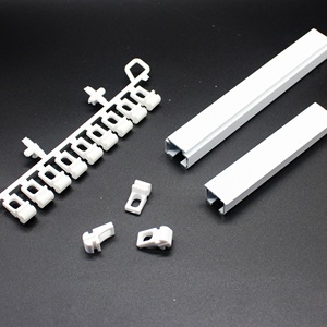 Plastic Curtain Runner Curtain Track Glider Wave Curtain Accessories Wave Track Track Bracket Ripple Fold <strong>String</strong> Runner - Product Image 4