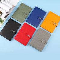 Vente en gros de luxe 2025 Ensemble cadeau pour carnet de notes avec logo personnalisé imprimé couverture rigide en cuir PU Ensemble de cahiers d'entreprise avec stylo