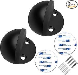 לבן דלת פקקי מגנטי נירוסטה רצפת קיר הר רך לתפוס דלת מחזיק מגנט כבד מעצורי עבור תחתון של דלת - Product Image 5