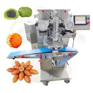 OCEAN Daifuku Ice Cream Mochi Automatic Double Hopper Stuffed Cookie Falafel Encrust Machine for Arancini