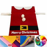 Feutre Artisanat 3D Sac Cadeau De Noël Père Noël Fantaisie Enfants Sac Écologique Festival Thème Fête Pochette Ruban Cordon Sac
