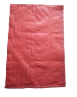 Sac tissé chinois en polypropylène rouge, 25kg, vente en gros, accessoire pour carottes, vente en gros