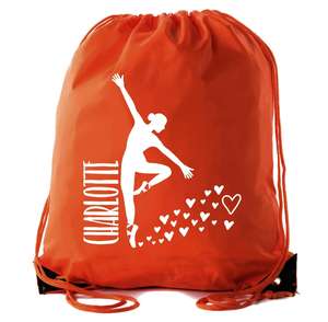 Sac à dos de sport avec cordon de serrage en polyester imprimé de logo personnalisé pour cadeau de voyage de plage - Product Image 2