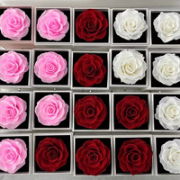 Bunga mawar alami abadi harga grosir bunga mawar asli untuk buket bunga mawar untuk Hari Valentine