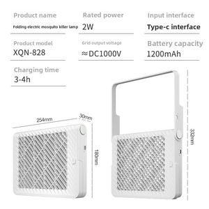 Tia cực tím muỗi <span class=keywords><strong>Zapper</strong></span> đèn 365nm bước sóng USB powered có thể gập lại điện Fly Trap bé safeip33 đánh giá - Product Image 6