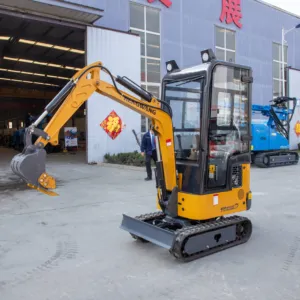 Free shipping small mini excavator 0.8 ton 1 ton 1.2 ton 1.5 ton to 3.5t pelleteuse Chinese micro excavadora digger mini pelle