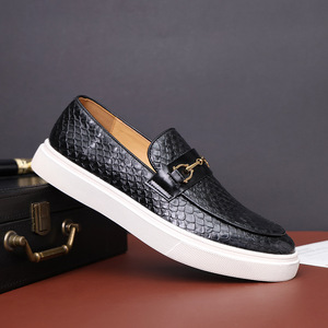 Mocassins Penny à boucle pour hommes, chaussures <span class=keywords><strong>bateau</strong></span> décontractées à enfiler, mode, antidérapantes, légères et confortables pour la marche - Product Image 3