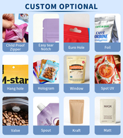 Sacs personnalisés pour aliments pour animaux de compagnie avec barrière anti-humidité, fermetures durables et fermeture éclair facile à ouvrir pour les friandises pour animaux.