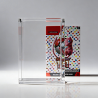Vente en gros de boîtes de protection pour paquets de boosters Pokémon 151 en acrylique résistant aux UV à 99 %, lot de 6, avec couvercle magnétique pour TCG