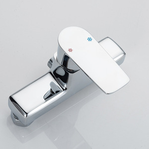 Grifo mezclador de bañera Morning Dew, 1 manija, válvula de cerámica, montado en la pared, grifo de ducha de agua fría y caliente - Product Image 5