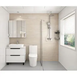 预制浴室单元一合一浴室单元模块化卫生间BUJ1624F