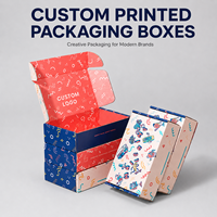 Boîte d'expédition pliable en carton ondulé recyclable avec impression de logo personnalisé et approvisionnement direct d'usine pour les coffrets cadeaux