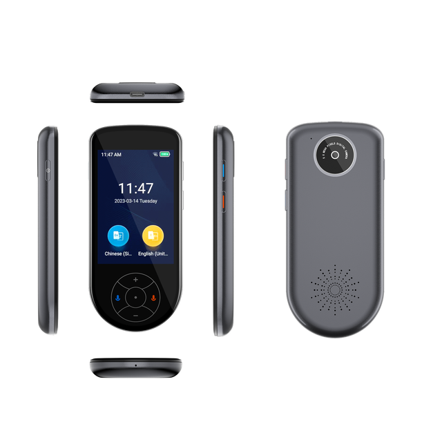V600 Language Translator Device with Needed Instant Two-Way Portable Translator for 137 Languages 3.5" HD for Travel Business