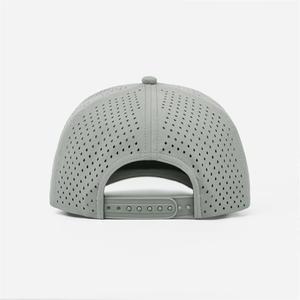 Vente en gros de chapeau de golf en corde vierge à 5 panneaux avec broderie en relief résistant à la sueur et à l'eau casquette Snapback - Product Image 3