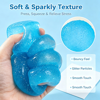 Balle anti-stress souple en TPR, jouet sensoriel pour adultes et enfants, jouet tendance en forme de bonbon, jouet à presser sensoriel, jouet souple