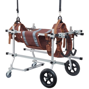 USMILEPET Silla de Ruedas Ajustable de 4 Ruedas para Perros Grandes, Fácil de Montar, Ruedas de Ejercicio para Mascotas con Patas Discapacitadas - Product Image 3