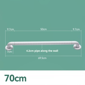 70Cm Chống-Trượt Phòng Tắm Lấy Thanh 32Mm Đường Kính Chiều Dài 300Kg Khả Năng Tải Trắng Đêm Glow Cho Người Cao Tuổi Nhà Vệ Sinh An Toàn Lan Can - Product Image 1