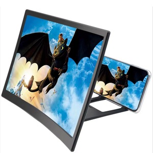 Nuevo Amplificador de <span class=keywords><strong>Pantalla</strong></span> 3D Curvo de 12 Pulgadas para Teléfono Móvil, Soporte de Escritorio para Teléfono - Product Image 5