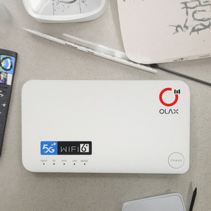 เราเตอร์ OLAX G5010 ปลดล็อค รองรับ 5G ซิมเราเตอร์ Wi-Fi 6 พร้อมฟังก์ชั่นฮอตสปอตแบบไม่จำกัดและไฟร์วอลล์ สำหรับใช้งานในบ้าน เราเตอร์ไร้สาย 5G พร้อมซิม - Product Image 1