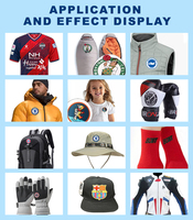 Plotter de impresión digital UV DTF, máquina impresora de inyección de tinta, impresora 3D UV DTF, logotipo de TPU para camisetas de fútbol personalizadas