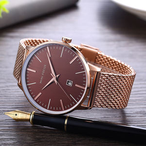 นาฬิกาข้อมือ MINI FOCUS MF0115G MF 0115 สายสแตนเลส สไตล์หรูหราสำหรับผู้ชาย นาฬิกาควอตซ์สำหรับผู้ชาย - Product Image 3