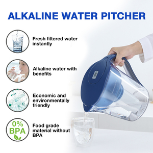Prix usine 3.5L réfrigérateur porte conception bonne dégustation eau sans BPA filtre à eau pichet cruche pour eau potable - Product Image 3