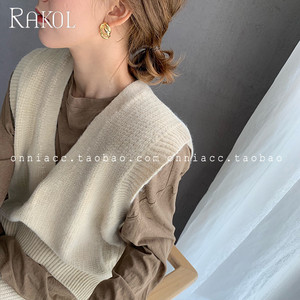 RAKOL EP2649 Simple Korean Version 2021 Thickened Twisted Gold-Plated Earrings - Product Image 3