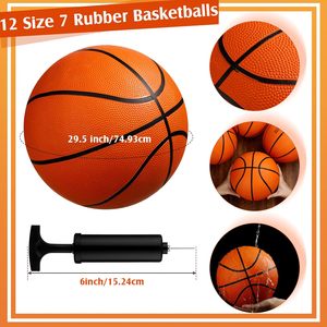 Balón de Baloncesto CZFIT Personalizable con Logotipo, Antideslizante para Interiores y Exteriores, Tacto Agradable, Tamaños 5, 6 y 7, Combinación de Colores - Product Image 2