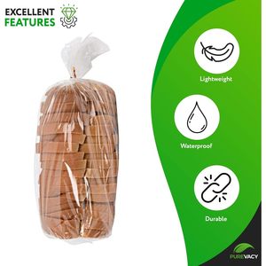 Bolsas de plástico transparente de 5x4x18 pulgadas con fuelle, de LDPE, aptas para alimentos, para envasar alimentos, regalos y golosinas - Product Image 4